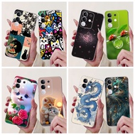 For Vivo Y29 4G Casing Lovely Cat Dragon Spider Cartoon Soft Silicone Transparent Phone Cover For Vi