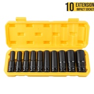 MATA Trending Reaim Impact Extension Deep Impact Socket Set 10Pcs 1/ 2 Inch 8Mm - 24Mm Best Seller 2
