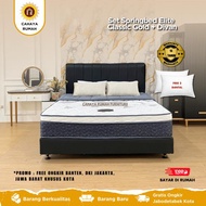 SPRINGBED ELITE CLASSIC GOLD - FULL SET - CAHAYA RUMAH FURNITURE