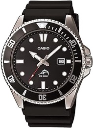 Men's MDV106-1AV 200M Duro Analog Watch, Black