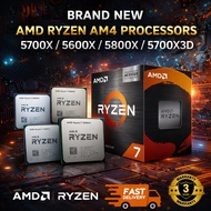 BRAND NEW AMD RYZEN 7 5700X/5600X/5800X/5700X3D AM4 PROCESSOR (3 YEARS WARRANTY) COMBO DEAL