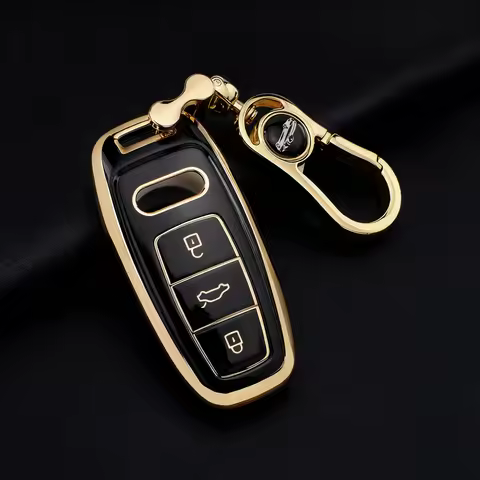 TPU Key Protection Case For Audi A3 A4 B9 A6 A7 4K A8 E-tron Q5 Q8 C8 D5 SQ8 Anti-Scratch Car Remote