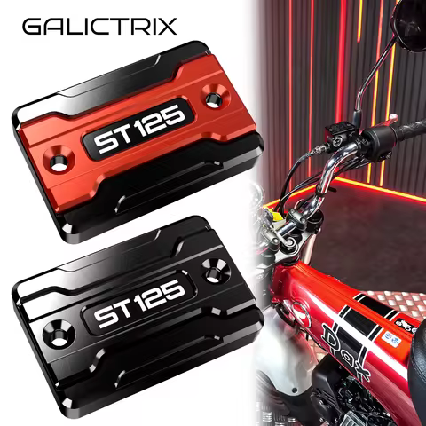 For HONDA DAX125 ST125 dax st 125 Accessories Motorcycle Front Brake Fluid Cylinder Master Cap Reser