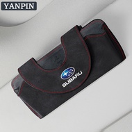 For Subaru Car Glasses Storage Bag Suede Glasses Case XV Impreza Sti Forester WRX BRZ GC8