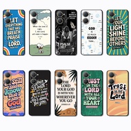 Soft black phone case for Vivo Y03 Y30T Y18 Y18S Y18E T3 Z9 lite Y37M Bible Phrases caseg