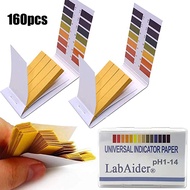 【Weloves】 160pcs Full Range 1-14 pH Test Paper Strips Litmus Testing Indicator Universal