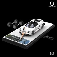 1:64 TIME MICRO MODEL - Porsche 918 Spyder White Color (Figure)