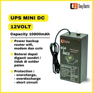 PROMO! UPS MINI DC 12 VOLT (POWER BACKUP ROUTER WIFI IF PLN DEAD) ORIGINAL AND TRUSTED
