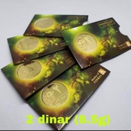 DINAR 100% gold bar 999.9 (2 DINAR)-Edisi Mekah-