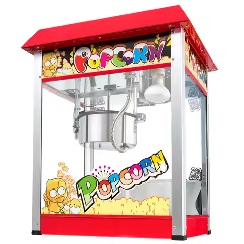 Professional New Automatic Electric Commercial Popcorn Machine / Popcorn Making Machine for Bakery C