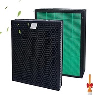IZSOHHOME Compatible with Coway 400/400S Air Purifier,Coway AIRMEGA Max2 400/400S Air Purifier, AP-2015-FP, Max 2 Green True HEPA with Active Carbon Filter,2 Air Purifier True Hepa Filters (2 PACKS)