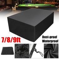 PRESTON Billiard Table Cover, 7/8/9 Feet Oxford Cloth Pool Table Dust Cover, Durable Waterproof Thic