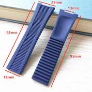 25mm Suitable for Pedar Pedro Silicone Watch Strap PP5711 5712G Parrot Snail Rubber Strap Dedicated 