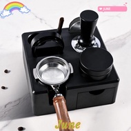 JUNE1 Coffee Tamping Station, 51/53/58mm With Storage Drawer Portafilter Holder Stand, Multifunction
