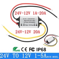 24V Drop 12V Power Converter DC-DC Car DC Buck 24V to 12V Car Monitoring Power Supply