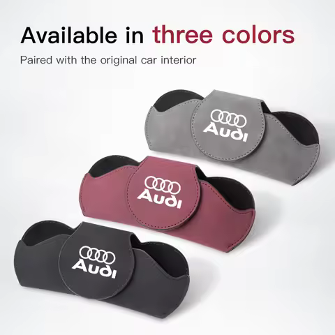 Car Sticker Car Sunglasses Multi-Function Storage Box For Audi Sline A1 A3 A4 A5 A6 A7 A8 B8 B9 B6 C