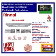 Rinnai RH-S95A-SSVR 90CM SILVER SLIMLINE HOOD