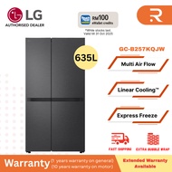 [TnG RM100] LG 655L Side by Side Fridge in Essence Matte Black GC-B257KQJW