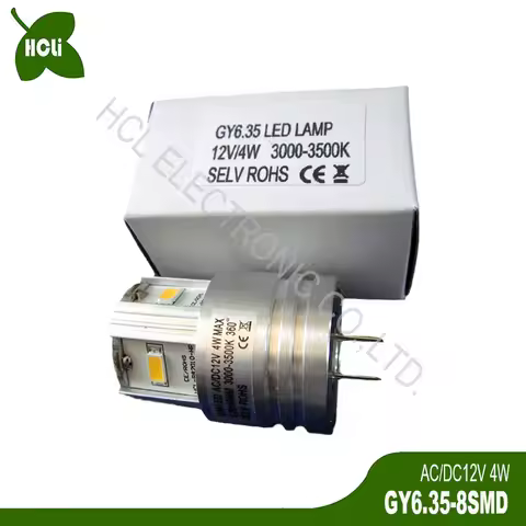 High Power 4W AC/DC12V GY6 GY6.35 G6.35 G6 G4 Led Bulb Interior LED Lighting Reading Lights Chandeli