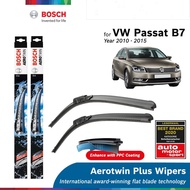 Bosch Aerotwin Plus Multi Clip Wiper Set for Volkswagen Passat B7 (24"+19")