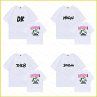 squ3 Nana Tour with Seventeen DK MINGYU THE8 SEUNGKWAN DINO VERNON summer T-shirt Anime Short Sleeve