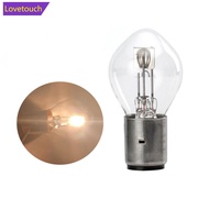 LOVETOUCH 1Pc Motorcycle BA20D High Brightness Bulbs 12V 35W Halogen Headlight Singal Lamp Bulb Ambe
