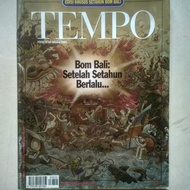 Majalah Tempo Bom Bali : setelah setahun berlalu