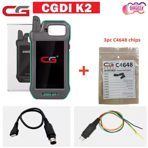 2026 CGDI K2 Remote Key Programmer Remote Generator With C4648 CP8X Super Chip K2 Adapter Support 96