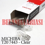 Michiba T20 7443 Clear 2-Prong Plug-in Light Bulb