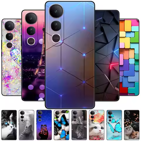 For Vivo V50 Lite 5G Case 2025 Fashion Cartoon Silicone Soft TPU Phone Cases for Vivo V50 Lite 4G Co
