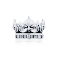 ake ake the Grand Westminster Crown ring แหวนเงินแท้ 925 แกะมือขัดเงาพิเศษ พร้อมลงดำขับลาย ลายมงกุฎ 