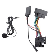 Bluetooth AUX Adapter 59.1in Bluetooth 5.0 AUX Cable Audio Adapter with Microphone Fit for E60 E63 E