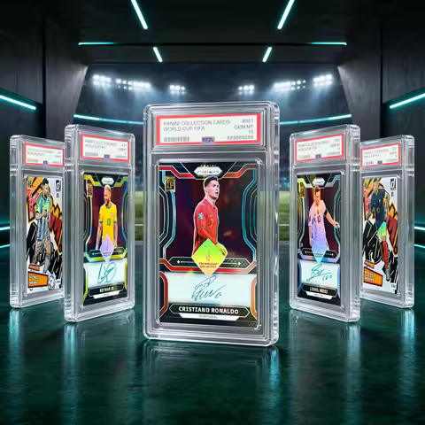 DIY Panini Rating card Cristiano Ronaldo Lionel Messi Kylian Mbappe Neymar Star signature card Chara