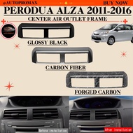 AUTOPROMAX Perodua alza 2011-2016 FORGED CARBON center air outlet frame cover garnish accessories DO