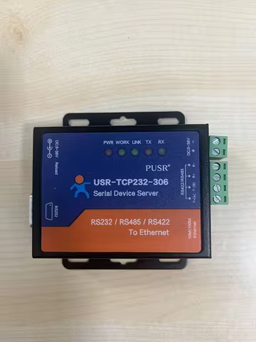 USR-TCP232-306 Serial to LAN Ethernet Modems Converters RS422/RS232/RS485 Serial to Ethernet Support