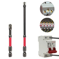 [stock] 65-110mm Magnetic Special Slotted Cross Screwdriver Bit for Electrician FPH2 Red