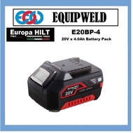 Europa Hilt E20BP-4 20V X 4.0AH BATTERY PACK (E20AG EBL20AG E20HD EBL20ID EBL20IW E20IW-HT E20JS E20