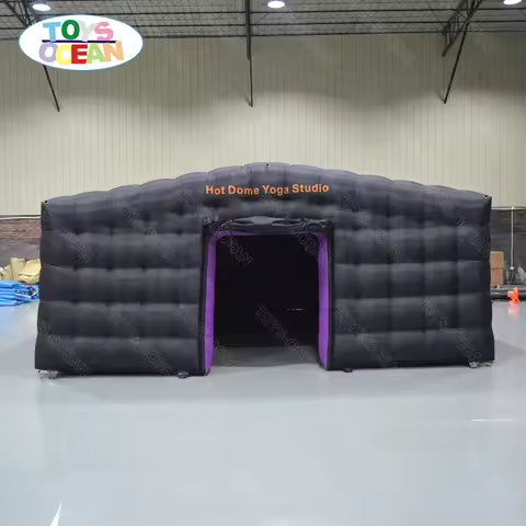 Commercial Home Backyard Party Cube Tent Inflatable Nightclub Yoga Tent