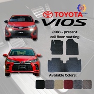Toyota Vios 2018 - present Spaghetti Floor Mat Car Mat with spikes