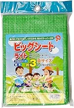 Asahikoyo Leisure Sheet, For 6 to 7 People, 3 Tatami Mats, 66.9 x 102.0 inches (170 x 260 cm), Light