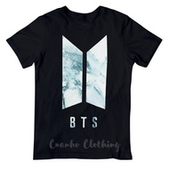 Baju Kaos BTS Keren / Logo BTS Cotton Combed 30s