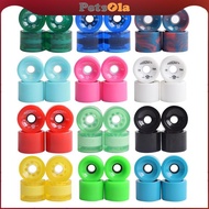 [PETSOLA] Skateboard Wheels,7cm Thick PU  Long Board Wheel High Strength Wheels Skateboard Maintenan