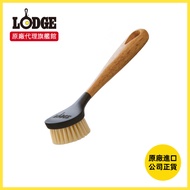 LODGE|Natural Wooden Long Handle Pot Washing Brush (SCRBRSH)
