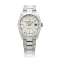 Rolex Rolex Day-Date (Reference 118209). A white gold automatic wristwatch with day and date.