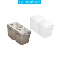 [Sunnimix1] 2pcs Refrigerator Side Door Box Refrigerator Organizer Refrigerator Organizer Box for Refrigerator Cabinets Pantry Small Items Fruit