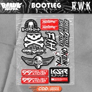 Sticker PACK 13 PCS SUPERMOTO GASTRAK FASTHOUSE ORCA RACING KSR ONEONENINE DABLIN MX KLX KAWASAKI CR