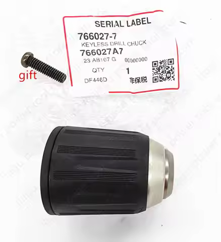 Keyless Drill Chuck 1/​2" 766027-7 For Makita DHP484 DDF484/482 BHP452 BDF453 BDF452 LXFD01 LXPH05Z 