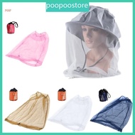 POOP Insect Mesh Hat Outdoor Camp Climbing Breathable Face Protector Insect Mesh Hat