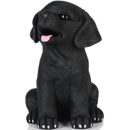 H&W Black Labrador Dog Coin Money Bank, Shatterproof Dog Piggy Bank, Creative Money Bank, Can Store 
