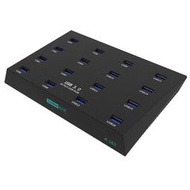 【愛購科技】西普萊工業級USB HUB 16口TF卡隨身碟批量複制測試拷貝機充電 USB3.0